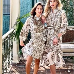 Sue Sartor Flounce™️ | Teak/Sienna Parterre Print